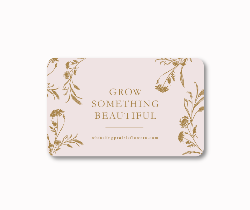 Whistling Prairie Flowers Gift Card - Digital